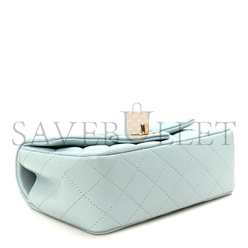 CHANEL MASTER LAMBSKIN QUILTED MINI TOP HANDLE RECTANGULAR FLAP AS2431 (20*12*6cm)